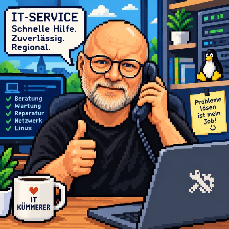 IT-Kümmerer am Telefon – schnelle Hilfe, zuverlässig und regional